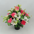 Artificial Silk Flowers Grave/Memorial Arrangement Hand-Made Long Lasting