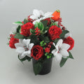 Christmas grave flower arrangement 24cm Long lasting