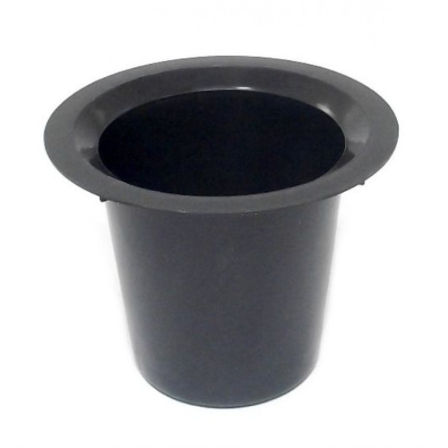 Grave Pot with Lid - Black Vase Flower Holder For Memorial Cemetery Graves