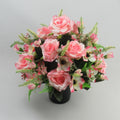 Artificial Silk Flowers Grave/Memorial Arrangement Hand-Made Long Lasting