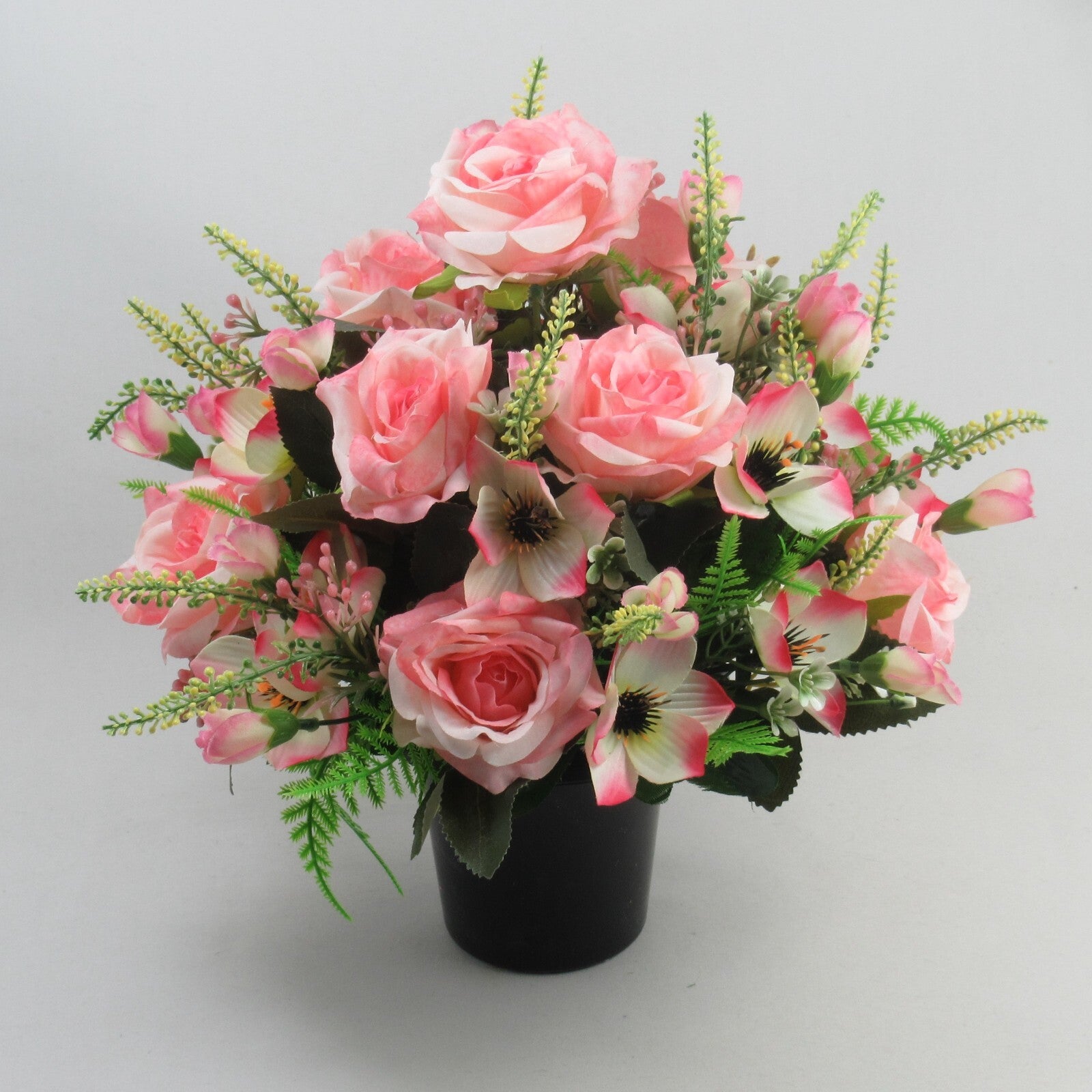 Artificial Silk Flowers Grave/Memorial Arrangement Hand-Made Long Lasting