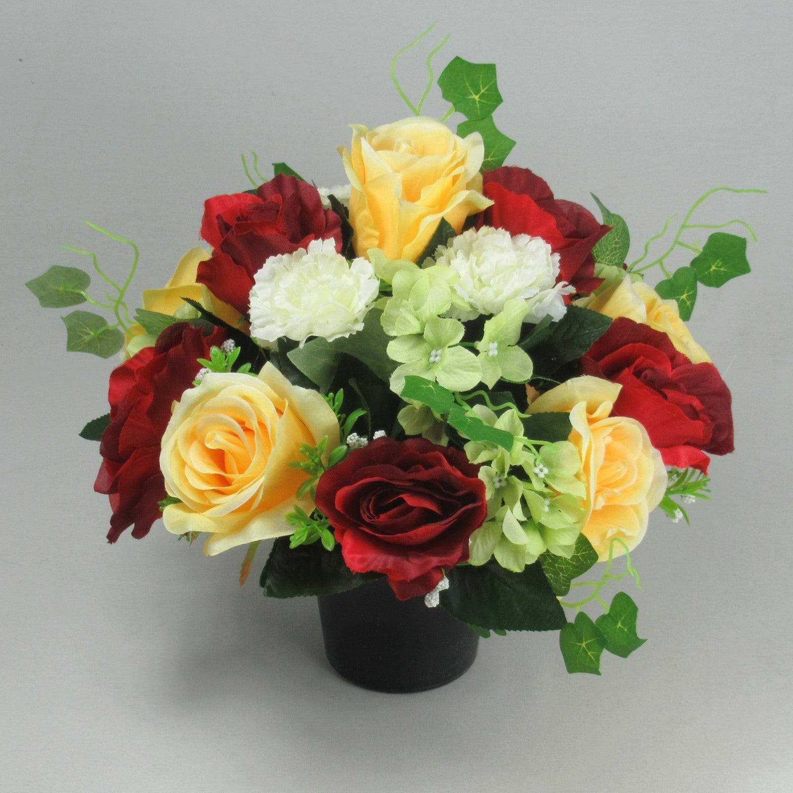 Large Grave arrangement Artificial  Rose Hydrangea Long lasting