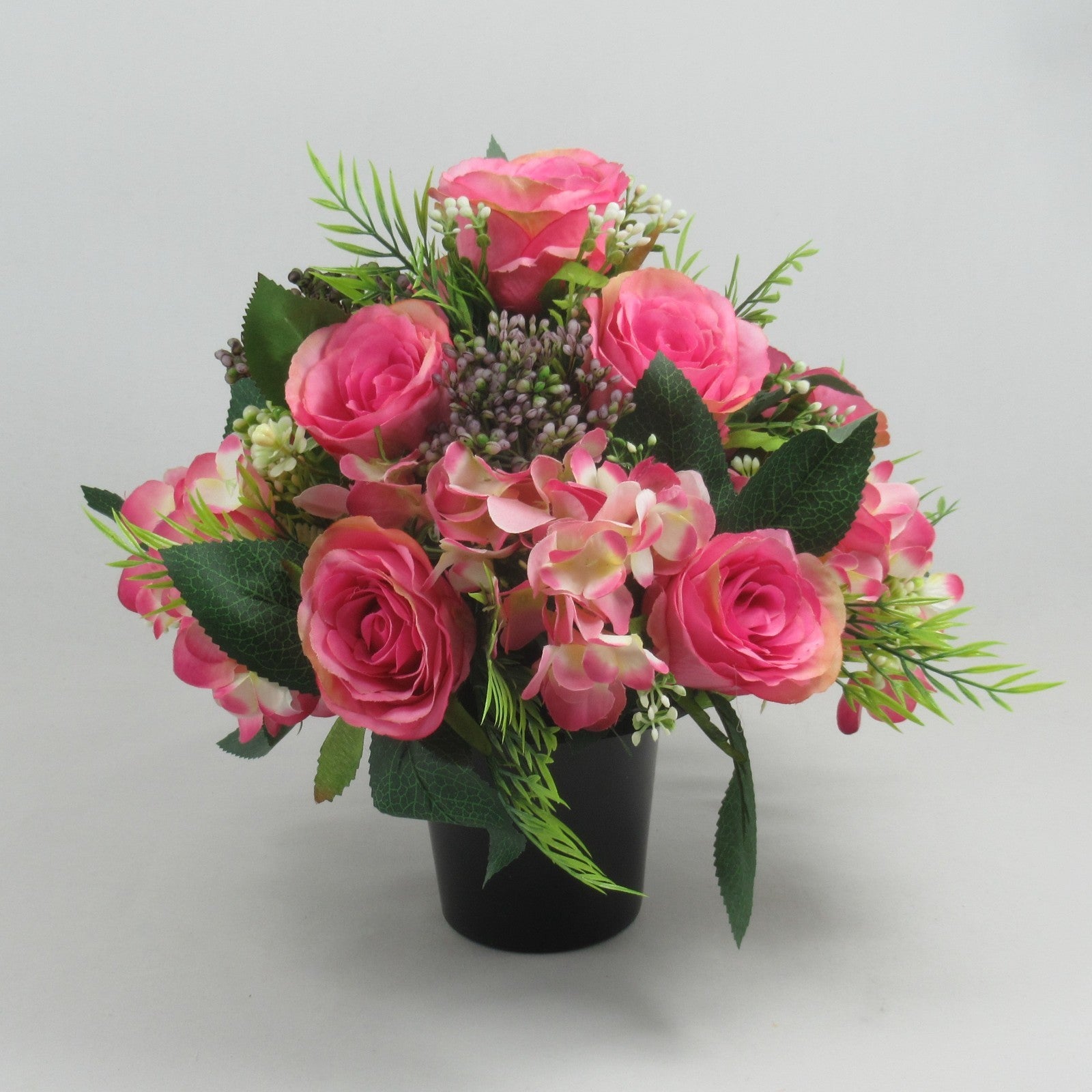 Artificial Silk Flowers Grave/Memorial Arrangement Hand-Made Long Lasting Rose