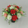 Artificial silk flowers memorial Crem Pot - Grave arrangement FREE P&P HandMade
