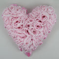 Rose Heart Wreath Grave Tribute Funeral Wreath Pink roses MUM NAN AUNT SISTER