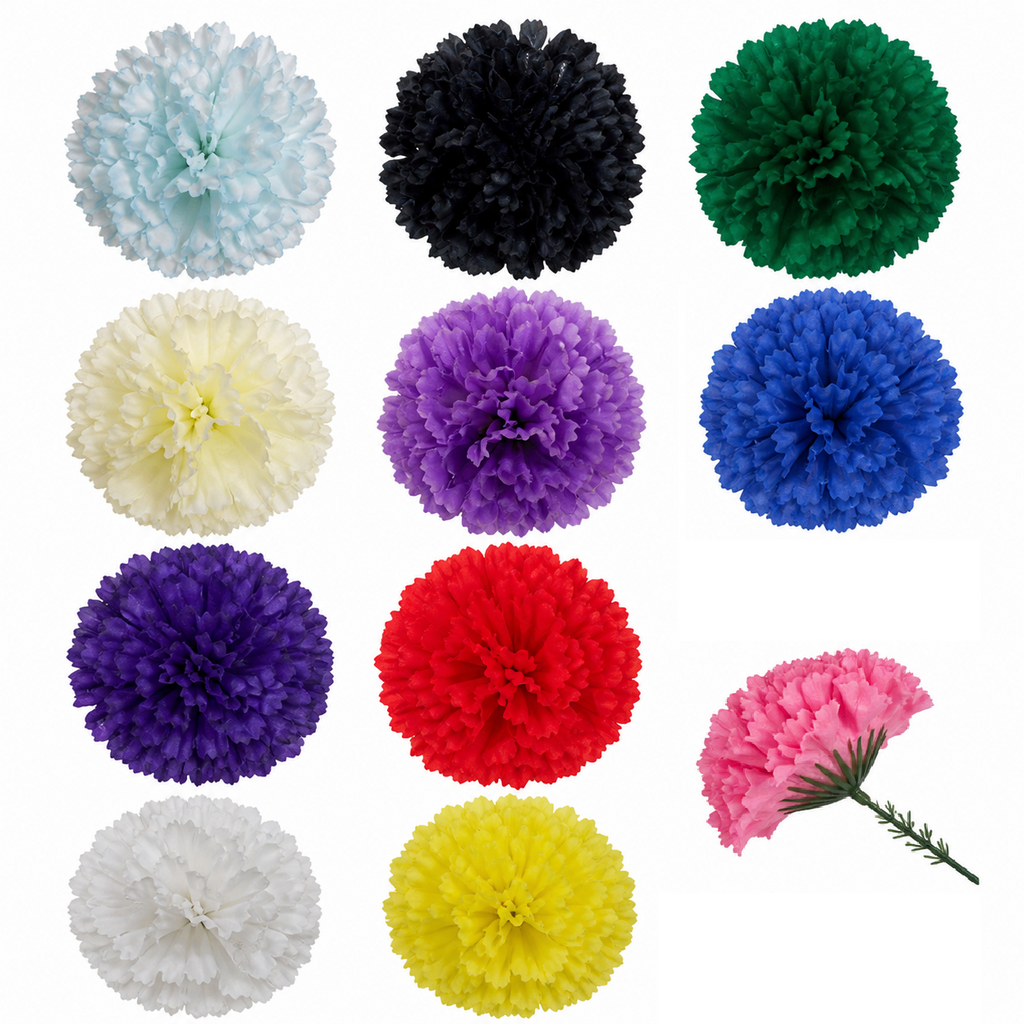 Carnation Picks Artificial Corsage Pick Florist Funeral Tribute Flower UK SELLER