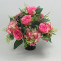 Artificial Silk Flowers Grave/Memorial Arrangement Hand-Made Long Lasting Rose