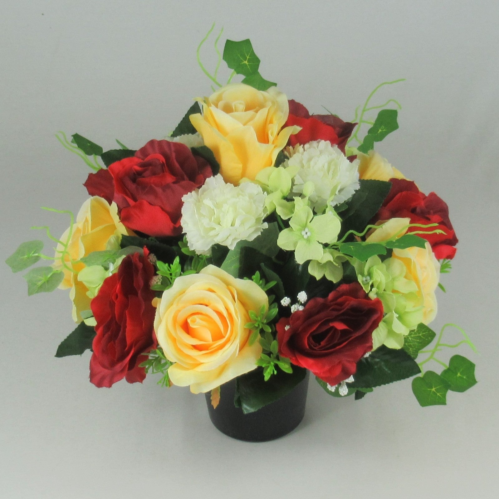 Large Grave arrangement Artificial  Rose Hydrangea Long lasting